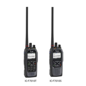 ICOM-F7010 IC-F7020 IC-F7040 系列 P25 常规和集群同类产品中体积最小、重量最轻的产品