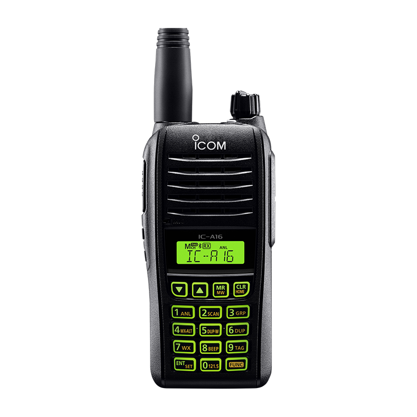 ICOM-A16 8.33/25 kHz Ground to Air Radio with Class Leading 1500 mW Powerful Audio - الصورة 4