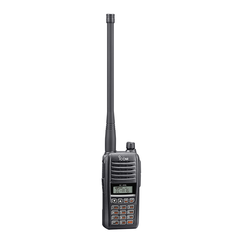ICOM-A16 8.33/25 kHz Ground to Air Radio with Class Leading 1500 mW Powerful Audio - الصورة 2