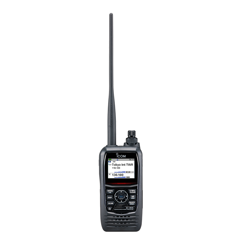 ICOM-R15 COMMUNICATIONS RECEIVER Multi-functional Receiver Designed for Fun of Listening and Ease of Use.