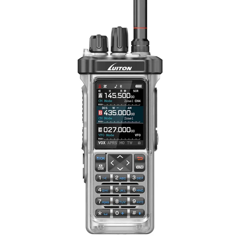 Luiton LT-950 PRO Ham Dual Band Radio Transparente