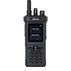 Luiton LT-9500-GPS-Bluetooth FM 20W Flashlight Handheld Walkie Talkie-Black