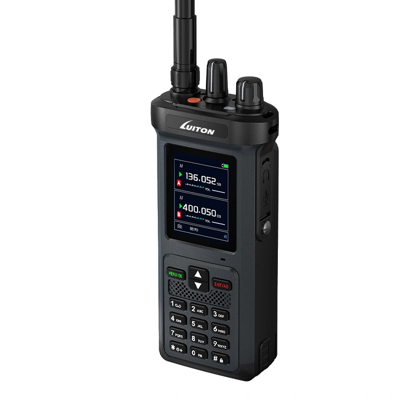 Luiton LT-9500-GPS-Bluetooth FM 20W Flashlight Handheld Walkie Talkie-Orange - Image 4
