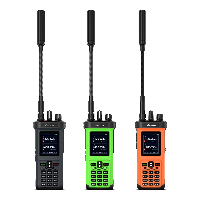Luiton LT-9500-Bluetooth FM 20W Flashlight Handheld Walkie Talkie-Orange - Image 2