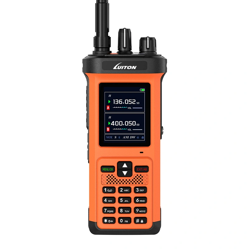 Luiton LT-9500-Bluetooth FM 20W Flashlight Handheld Walkie Talkie-Orange